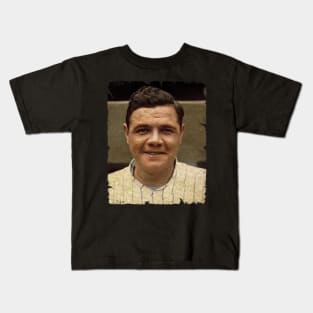 Babe Ruth in New York Yankees Kids T-Shirt